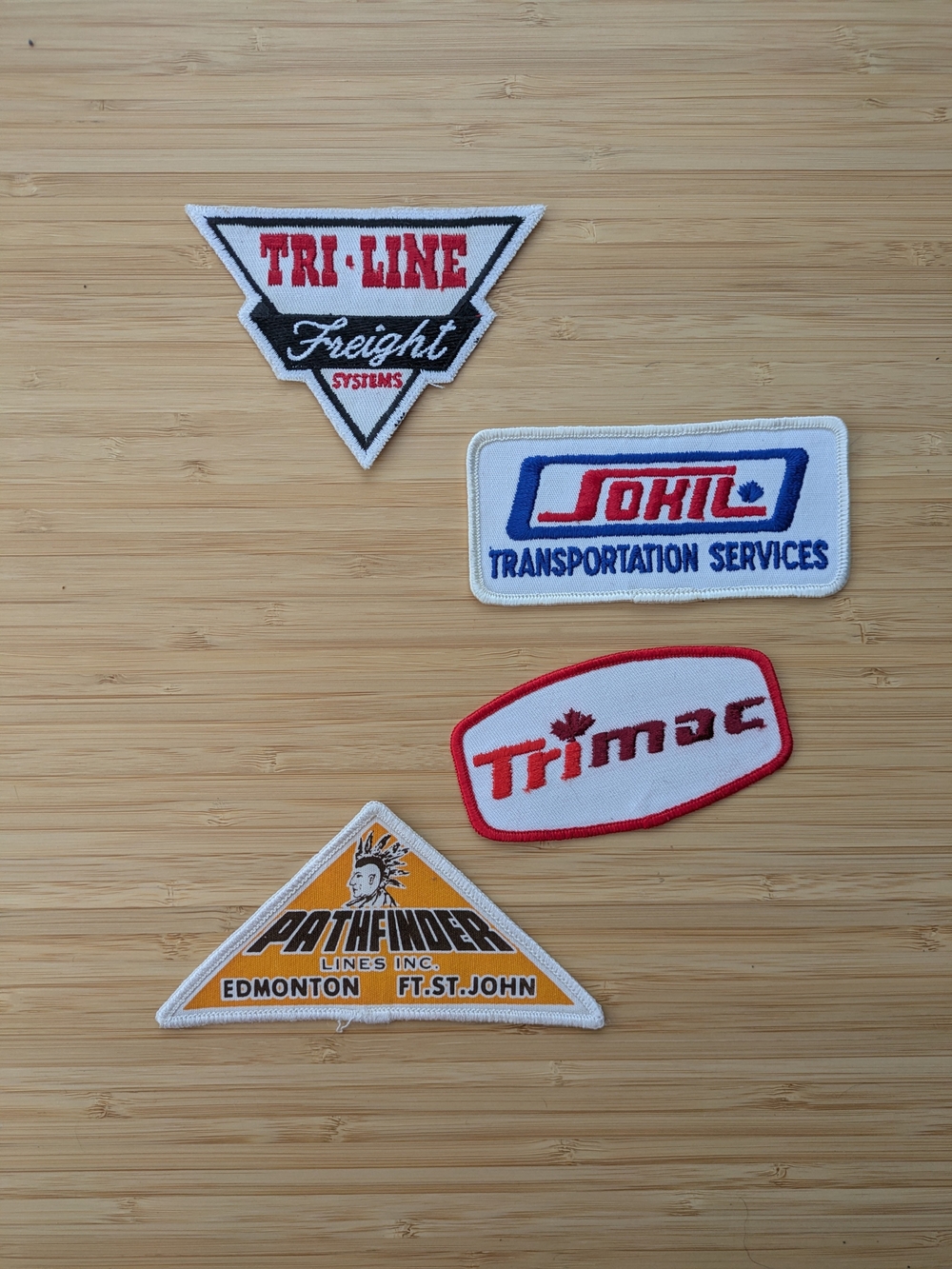 Lot Of 4 Vintage Alberta Trucker Patches